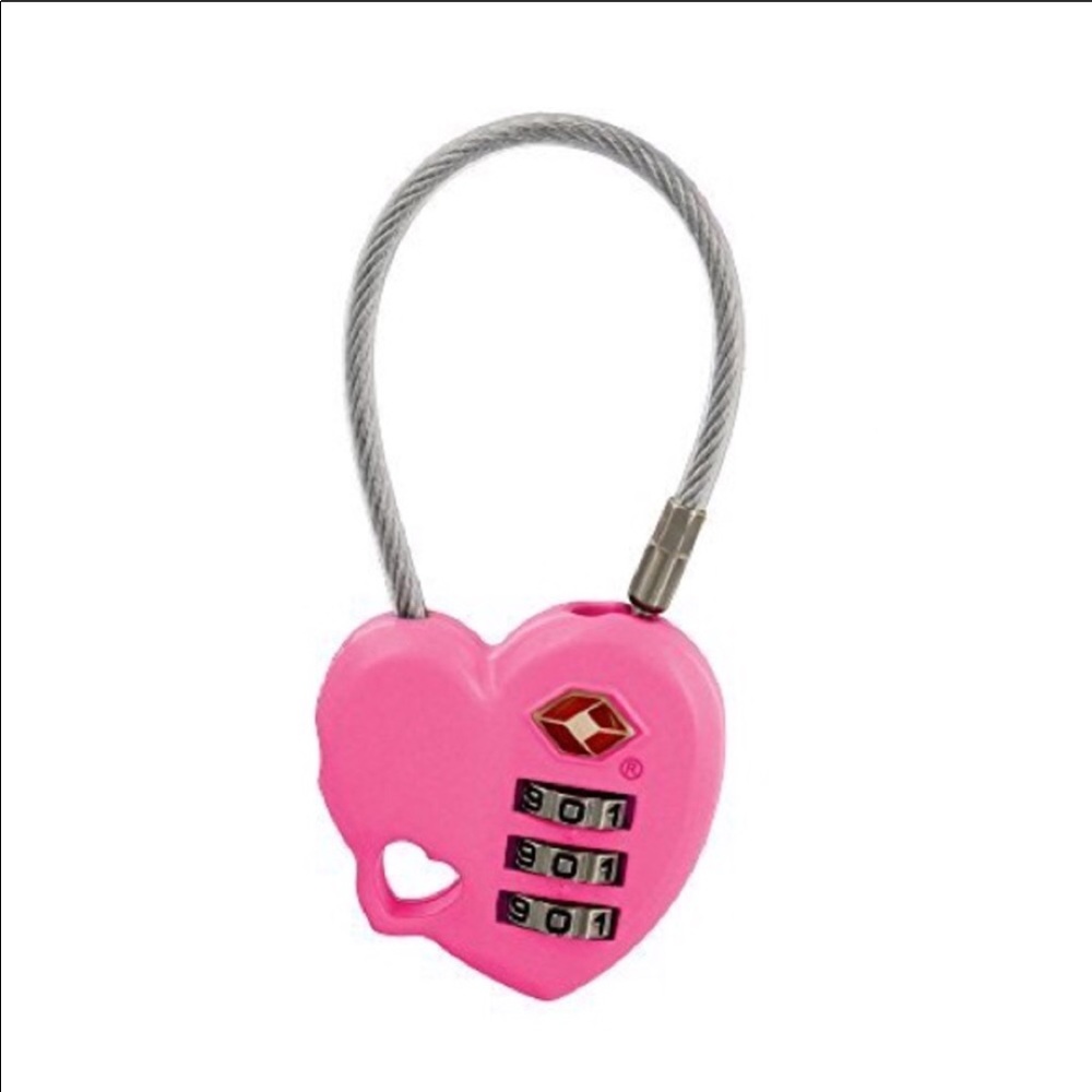 Heart 💜 Shaped Combination Locks - Picture 4 of 5